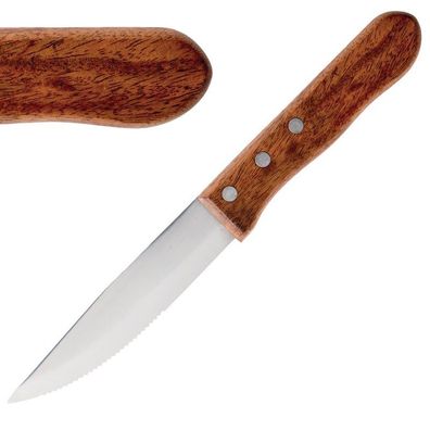 Olympia Jumbo Steakmesser mit Holzgriff 12,5cm