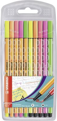 Stabilo® 8868/10-1 Fineliner / Premium-Filzstift point 88® / Pen 68 Etui