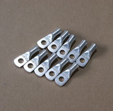 10St. Klauke 703F8 Rohrkabelschuh, ür feindrähtige Leiter,16qmm, 8, -Cu