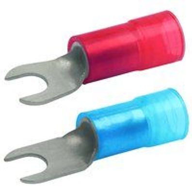 100St. Klauke 652C6 Quetschkabelschuh, soliert,10qmm, 6, -Cu, alvanisch verzinnt, abe