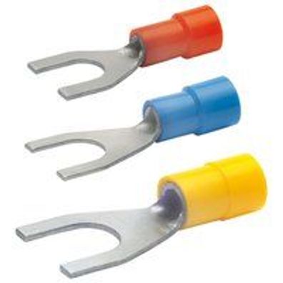 100St. Klauke 630C4 Quetschkabelschuh DIN 46237, soliert,1,5qmm-2,5qmm, 4, -Cu, alvan