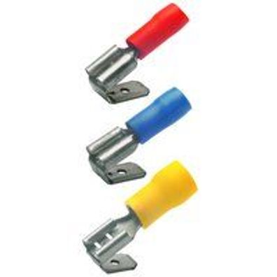 100St. Klauke 730AZ Flachsteckhülse mit Abzweig, soliert,1,5qmm-2,5qmm,6,3mmx0,8mm, u