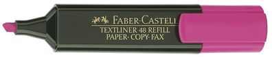 Faber-Castell 154828 Textmarker TL 48 REFILL - nachfüllbar, rosa