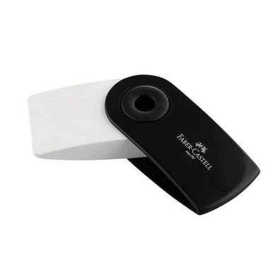 Faber-Castell 182410 Radierer SLEEVE mini, Farbe: schwarz