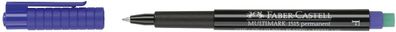 Faber-Castell 151351 CD-Marker Multimark - permanent, F, blau
