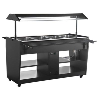 Buffalo Beheizte Buffetbar Schwarz