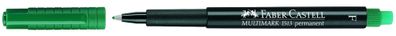 Faber-Castell 151363 CD-Marker Multimark wasserfest Strichstärke: ca. 0,6 mm grün