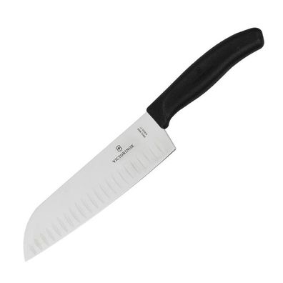 Victorinox Fibrox Santokumesser mit Kullen 17cm