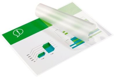 GBC Laminierfolientasche, DIN A7, gl„nzend, 250 mic