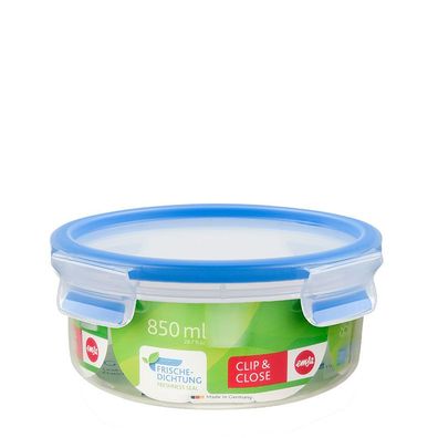 emsa 508552 Frischhaltedose CLIP & CLOSE, 0,85 Liter, transparent