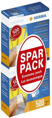Herma 1075 Fotokleber Doppelpack 2x500 Stück Sparpack
