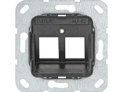 1St. Gira 560200 Modular Jack 2 2fach Tragring
