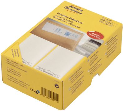 Avery Zweckform® 3442 3442 Frankier-Etiketten - doppelt, 13