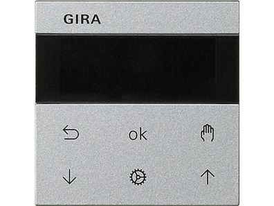 1St. Gira 536626 S3000 Jalousie- und Schaltuhr Display System 55 Farbe Alu