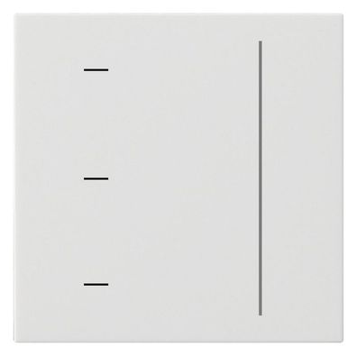 1St. Gira 536503 S3000 Touchaufsatz System 55 Reinweiß glänzend