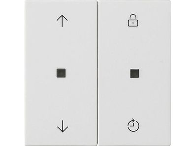 1St. Gira 536327 S3000 Bedienaufsatz Memory System 55 Reinweiß matt