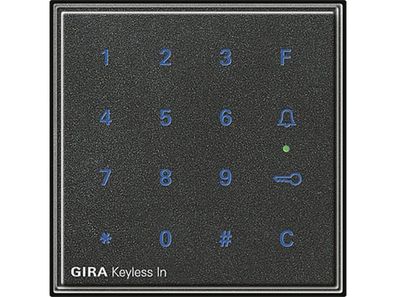 1St. Gira 260567 Gira Keyless In Codetastatur TX 44 (WG UP) Anthrazit