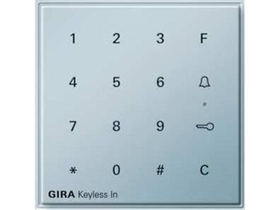 1St. Gira 260565 Gira Keyless In Codetastatur Gira TX 44 (WG UP) Farbe Alu