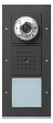 1St. Gira 126967 Türstation Video AP 1fach, Anthrazit