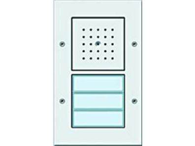 1St. Gira 126766 Türstation AP 3fach Türkommunikation Reinweiß
