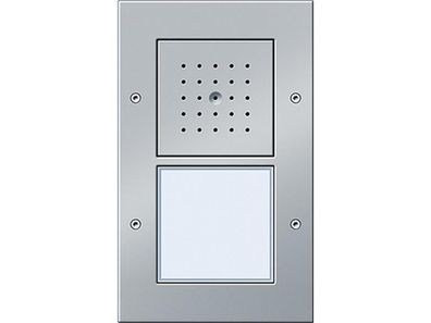 1St. Gira 126665 Türstation AP 1fach Türkommunikation Farbe Alu