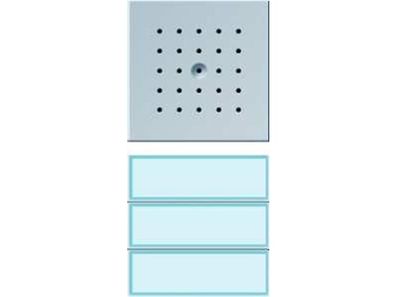 1St. Gira 126165 Türstation UP 3fach Gira TX 44 (WG UP) Farbe Alu