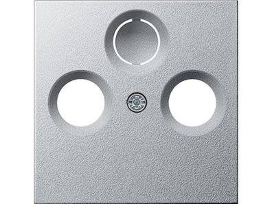 1St. Gira 086926 Abdeckung Antennensteckdose System 55 Farbe Alu