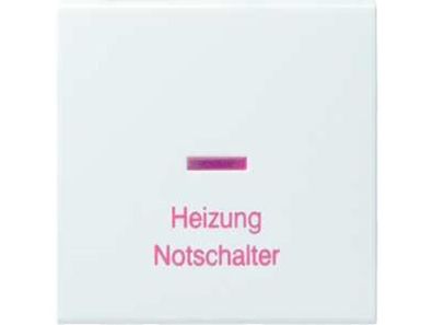 1St. Gira 067803 Wippe Kontroll Heizung Notschalter System 55 Reinweiß glänzend