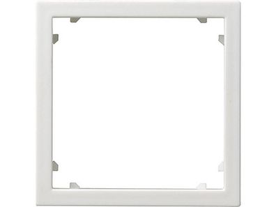 1St. Gira 028303 Adapterrahmen 45x45 quadratisch System 55 Reinweiß glänzend