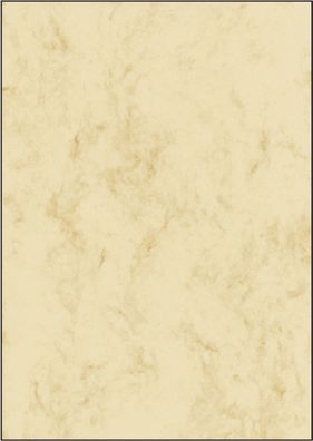 SIGEL DP181 Marmor-Papier, beige, A4, 90 g/qm, 25 Blatt