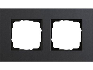 1St. Gira 0212226 Rahmen 2fach Esprit Linoleum-Multiplex Anthrazit