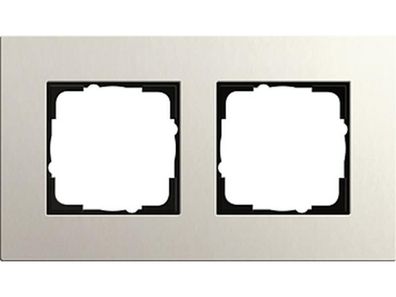 1St. Gira 0212220 Rahmen 2fach Esprit Linoleum-Multiplex Hellgrau