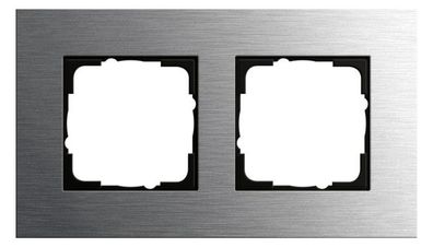 1St. Gira 0212219 Rahmen 2fach Esprit Edelstahl