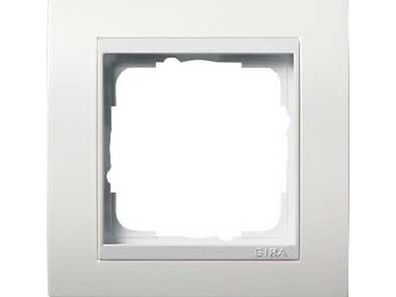 1St. Gira 0211327 Rahmen 1fach für Reinweiß Gira Event Reinweiß matt