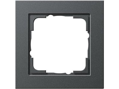 1St. Gira 021123 Abdeckrahmen 1fach Gira E2 Anthrazit