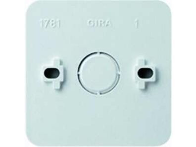 1St. Gira 008113 Montageplatte 1fach Aufputz