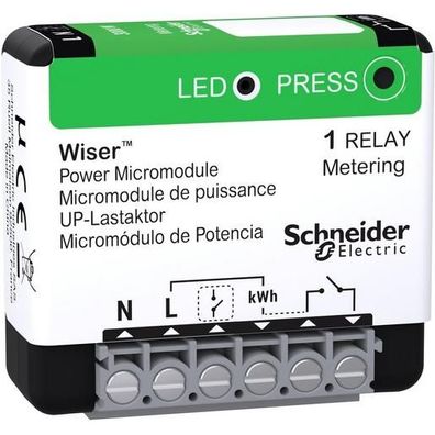 1St. Schneider CCTFR6730 Wiser UP-Lastaktor, Schalten und Messen