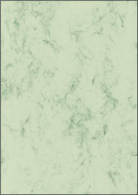 SIGEL DP263 Marmor-Papier, pastellgrün, A4, 90 g/qm, 100 Blatt