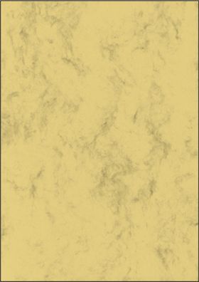 SIGEL DP553 Marmor-Papier, sandbraun, A4, 200 g/qm, 50 Blatt