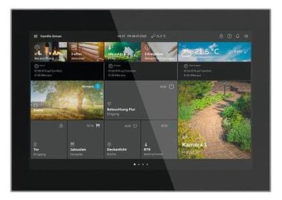 1St. Busch-Jaeger SmartTouch 10 Schwarz ST/U10.1.11-825 / Stahl