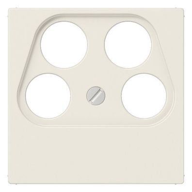 1St. Jung A561-4SAT2 Abdeckung Schraubbefestigung bruchsicher für 4-Loch SAT-TV-Steck