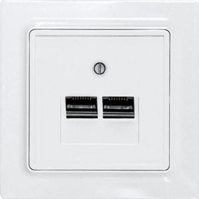 1St. Eltako UAE/IAE-Abdeckung 2f UAE55E/2-wg f. E-Design55-Rahmen rws 30055842