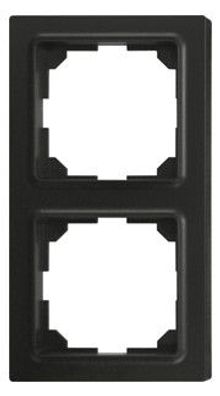 1St. Eltako 2-fach-Rahmen 55x55mm R2UE55-am innen anthrazit matt 30055738