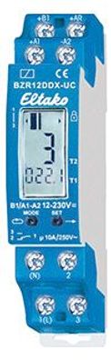 1St. Eltako BZR12DDX-UC Betriebsstunden-Impulszähler. 1 Wechsler