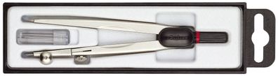 Rotring S0676530 Zirkel Compact Universalzirkel, bis Ø 320 mm, 130 mm, silber