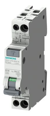 1St. Siemens 5SV1316-7KK04 FI/LS kompakt 1P+N 6kA Typ A 30mA C4