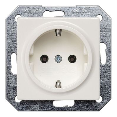 1St. Siemens 5UB1511-0KK DELTA i-system SCHUKO-Steckdose, titanweiß