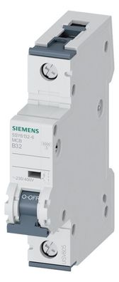 1St. Siemens 5SY6132-6 Leitungsschutzschalter 230/400V 6kA, 1P B 32A