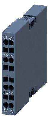 1St. Siemens 3RH2921-2DA11 Hilfsschalter seitlich, 1S+1Ö, stromb.:1Ö, 1S für Motorsch