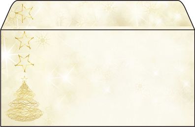 SIGEL DU083 Sigel® Weihnachts-Umschlag "Graceful Christmas" - DIN lang (110x220 mm),